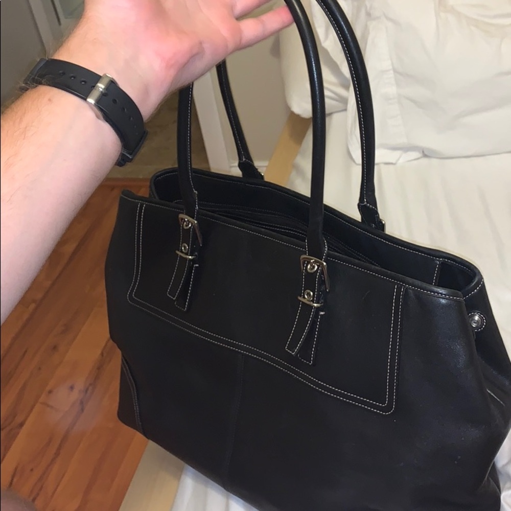 Black Coach handbag